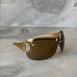 Gucci gold horsebit sunglasses 2004